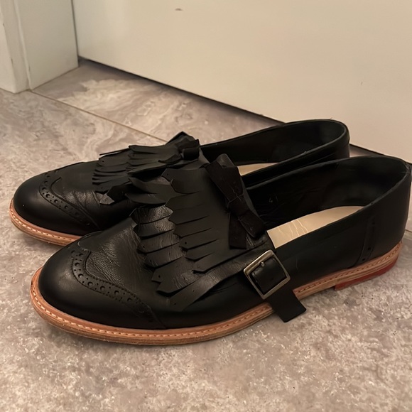 French sole leather flats. Size 41. Worn only a few times. - Picture 2 of 2